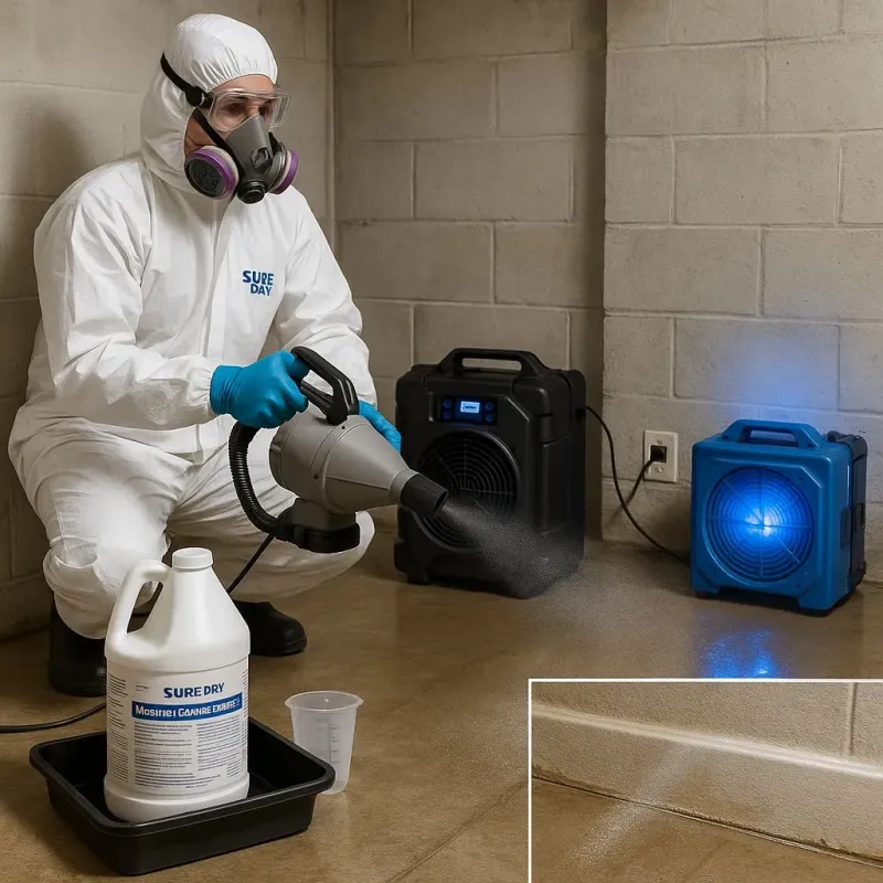 Sanitization and Odor Removal process in Orosi, CA